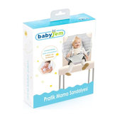 Babyjem Portatif Kumaş Mama Sandalyesi Gri